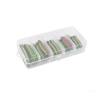 Kit de corps en mousse EVA 18 pièces pour fixation de mouches sèches avec structure à cellules fermées et design double couche pour une réplication naturelle du profil (marron-vert)