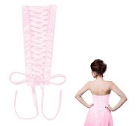 Kit de Corset Robe pour Robes de Mariée Ajustement Réglable Fermeture Éclair de Rechange Rose