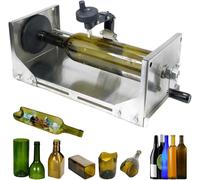 Kit de Coupe-bouteilles en Verre, Outil de Découpe de Bouteilles de Vin avec Longueur Réglable de 105-325 Mm, Lame Rotative À 360 Degrés pour Couper Des Bouteilles de Vin, de Bière Et D'alcool Rondes