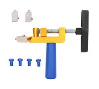 Kit de coupe-carreaux de verre professionnel, pince à briser le verre manuelle, outil manuel de coupe en céramique avec lames en alliage pour la réparation à domicile et les