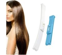 Kit de coupe cheveux DIY - ESTAMPILLE - 2 outils inclus - Coupe précise des franges - Adapté aux cheveux mi-longs