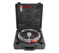 Kit de coupe circulaire réglable 40 à 200 mm, scie cloche, avec housse de protection, foret et mallette inclus, outil pour bois, plaque de plâtre, profondeur de coupe 2,5 cm