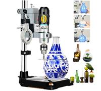 Kit de coupe de bouteille électrique en verre, outil multifonction pour percer, poncer, polir et couper, parfait pour les bouteilles de vin et les travaux manuels en verre