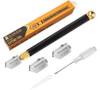 Kit de coupe de verre professionnel,tête de coupe en alliage de tungstène carbure cémenté,gamme de coupe 2-20mm,y compris tournevis,pour verre/Miroir/tuiles/Mosaïques