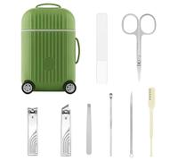 Kit de coupe d'ongles, ensemble de coupe-ongles | Ensemble de coupe-ongles de soins personnels - Coupe-ongles en acier inoxydable Kit de voyage et de toilettage Outils à ongles Set pour