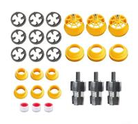 Kit de coupe-fil de tuyau d'eau 4 points et 6 points en PVC, ouvre-tuyau en plastique et métal pour perceuse manuelle électrique