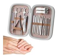 Kit de Coupe-Ongles - Acier Inoxydable Anti-Rouille | Coupe-Ongles Main et Pied de Précision et Ciseaux | Pour Voyage Déplacement Professionnel Dortoir Salon Salle De Bain Hommes Adultes Personnes Âgé