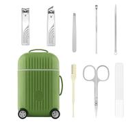 Kit de coupe-ongles, kit de coupe d'ongles, kit de coupe d'ongles portable de voyage | - Ensemble de coupe-ongles pour homme et femme - Coupe-ongles de valise - Remplissage de chaussettes de Noël pour