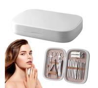 Kit de Coupe-Ongles,Manucure et Pédicure Complet Portable avec Boîtier de Transport - Pour Ongles des Doigts et des Orteils,Pour Femmes Hommes Seniors Adolescents Voyage Et Déplacement Dortoir Salle D