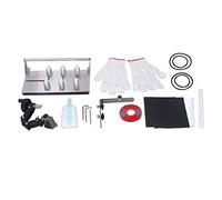 Kit de coupeur de verre, outil de coupe de bouteilles en verre en acier inoxydable pour bricolage, avec 6 roues de support et hauteur réglable, adapté aux bouteilles de vin, de