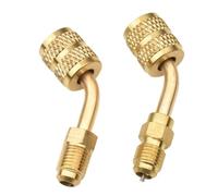 Kit de coupleur de robinet à boisseau sphérique compact de 12 pièces avec outil de noyau de valve à double tête et joints toriques pour réfrigérants R410A, R134A, R12, R22