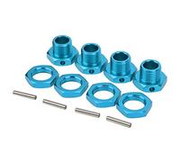 Kit De Coupleur Hexagonal RC, Kit De Pilote Hexagonal De Roue RC en Alliage D'aluminium De 17 Mm, Adaptateur De Pneus De Moyeux Hexagonaux De Roue en Aluminium(Bleu)