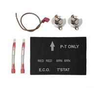 Kit de coupure thermique pour chauffe-eau, ensemble thermostat ECO | 1 ensemble de contrôle de température de rechange avec fusible et fil de cuivre pour réparation de système d'eau chaude