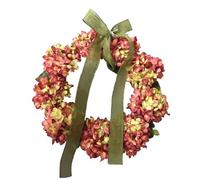 Kit de couronne d'automne d'hortensia - Couronne rustique d'automne pour Halloween, couronne d'hortensia rustique | Couronne d'automne avec hortensia et feuilles, couronne d'automne avec fleurs