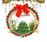 Kit de couronne de Noël à faire soi-même - Couronne rustique - Kit de bricolage fait à la main avec lumière LED - Projet de bricolage de vacances pour présentation saisonnière - Activité amusante pour