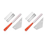 Kit de couronnement de frettes de guitare en acier inoxydable pour l | Kit de polissage de frettes de guitare en acier inoxydable, pour arrondir la forme et l'ébavurage avec un contrôle précis du