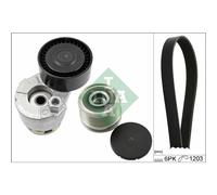 Kit de courroie multi-cannelée avec poulie débrayable 529 0009 20 INA pour DACIA