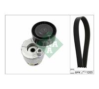 INA Kit de courroie d'accessoire 529 0009 10 – Jeu de courroies trapézoïdales à nervures 1203mm