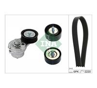 INA Jeu de courroies trapézoïdales à nervures 529 0402 10 2220mm pour OPEL/CHEVROLET/VAUXHALL
