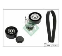 INA Jeu de courroies trapézoïdales à nervures 529 0467 10 1613 mm pour VW Crafter, Audi A4 B7