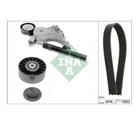 INA Kit de courroie d'accessoire 529 0471 10 pour Audi, Seat, Skoda, VW