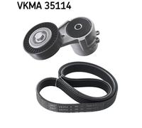 SKF Kit de courroie Multi‑V VKMA 35114 Compatible OPEL Signum CC, Vectra C (Caravan, CC), Zafira A