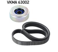 SKF Jeu de courroies VKMA 63002 – trapézoïdales à nervures
