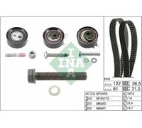 INA Kit de distribution 530 0484 10 - 2 courroies de 24 mm - VW Transporter T4, Volvo