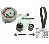 INA Kit de distribution 530 0650 10 – rouleau tendeur + courroie dentée pour Audi/SEAT/SKODA/VW/MAN