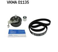 Kit de courroie de distribution avec une denture arrondie VKMA 01135 SKF pour VW