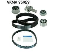 SKF Kit de distribution VKMA 95959 - courroie crantée denture arrondie pour Hyundai, Kia