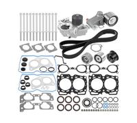 Kit de courroie de distribution de pompe à eau avec jeu de joints complet EJ25 EJ253 2,5 L Compatible avec Impreza Legacy Outback Forester 06-12 2,5 L