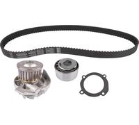 Kit de courroie de distribution et de pompe à eau, y compris le galet tendeur et la courroie, compatible OEM avec Fiat et Ford, composants à longue durée de vie