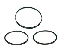Kit de Courroie en Caoutchouc All Units Belts Cassette & CD (3X Belts) Compatible with Sony Compact Disc Deck Receiver