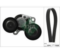Kit de courroie multi-cannelée 529 0206 10 INA pour BMW 6 Décapotable 7 5 X5 X4