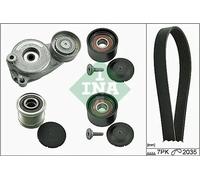 Kit de courroie multi-cannelée avec poulie débrayable 529 0050 20 INA pour JEEP