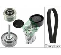 Kit de courroie multi-cannelée avec poulie débrayable 529 0090 20 INA pour SEAT