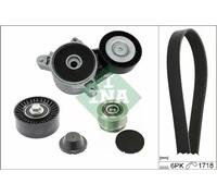 Kit de courroie multi-cannelée avec poulie débrayable 529 0515 20 INA pour DODGE