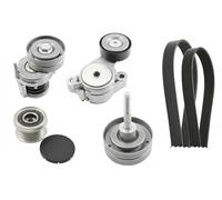 Kit de courroie multi-cannelée avec poulie débrayable 529 0519 20 INA pour VW