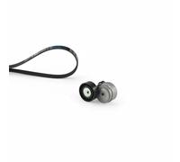 Gates Jeu de courroies trapézoïdales à nervures K066PK1053 Kit Micro-V