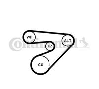 Kit de courroie multi-cannelée Poulie de tension compris 6PK1453K2 pour SEAT VW