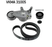 SKF Kit de courroies trapézoïdales à nervures VKMA 31005