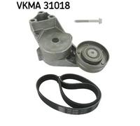 Kit de courroie multi-cannelée VKMA 31018 SKF pour SEAT SKODA