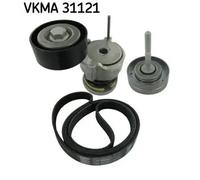 Kit de courroie multi-cannelée VKMA 31121 SKF pour SEAT SKODA VW