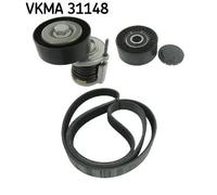 Kit de courroie multi-cannelée VKMA 31148 SKF pour VW MULTIVAN T5 AMAROK