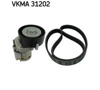 SKF Jeu de courroies trapézoïdales à nervures VKMA 31202 Kit de courroie Multi-V