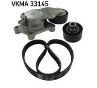 Jeu de courroies trapézoïdales à nervures SKF VKMA 33145