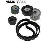 SKF VKMA 33316 Kit de Courroie Multi-V