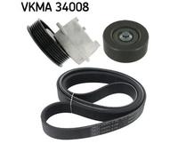 SKF VKMA 34008 Jeu de courroies trapézoïdales à nervures