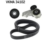 Kit de courroie multi-cannelée VKMA 34102 SKF pour FORD TOURNEO CONNECT
